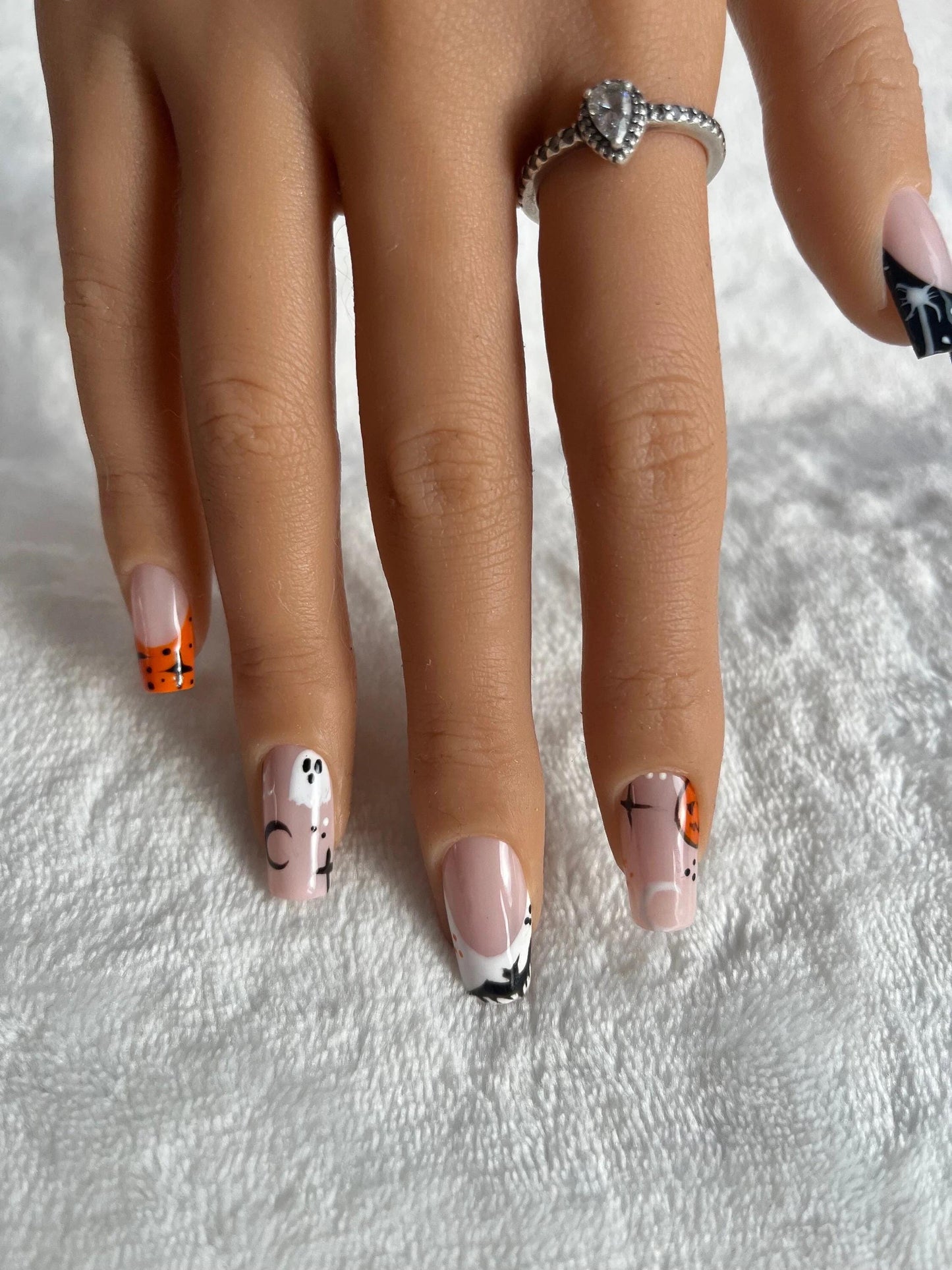 Happy Halloween Press On Nails