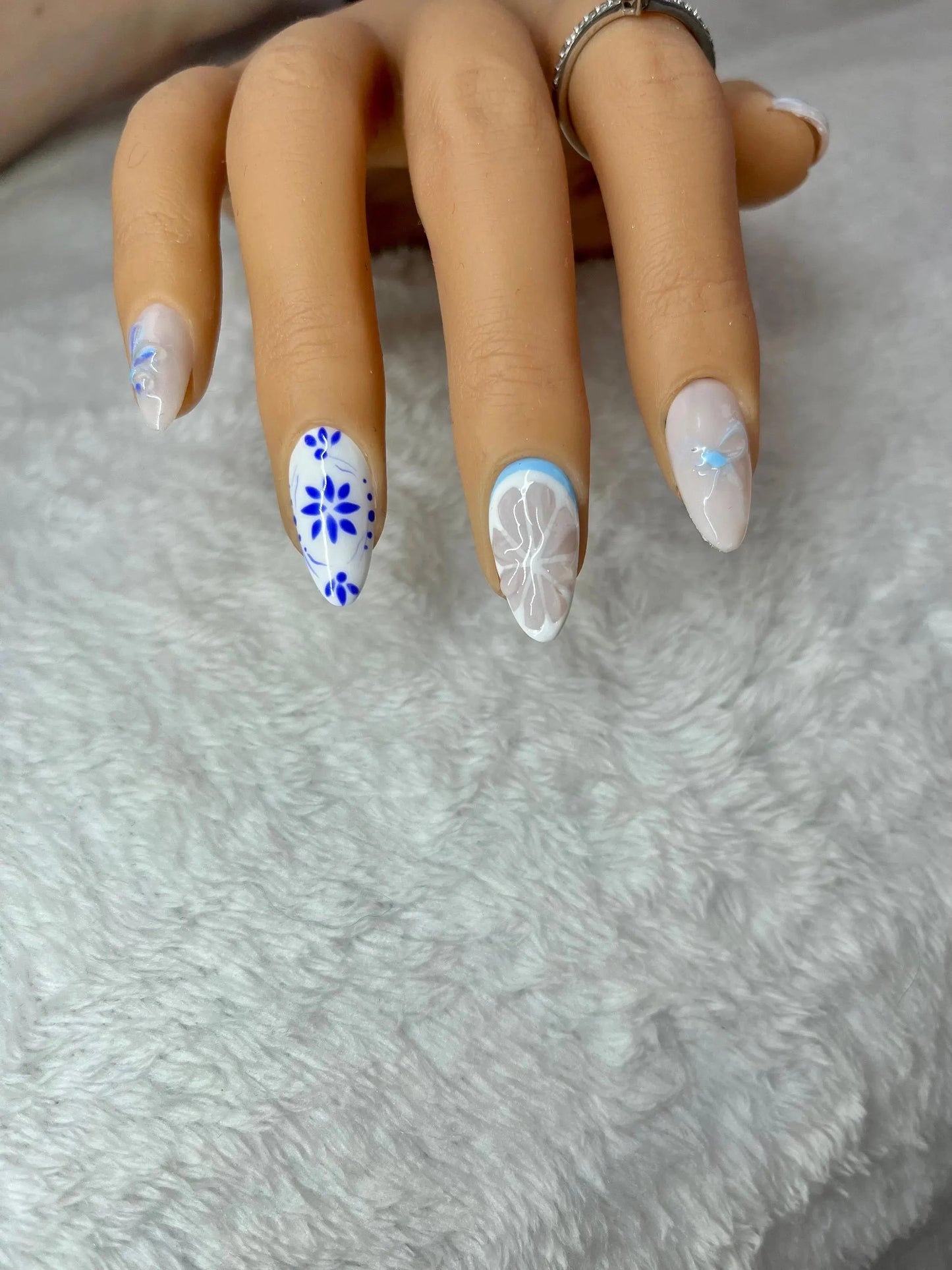 Blue Lagoon Press On Nails